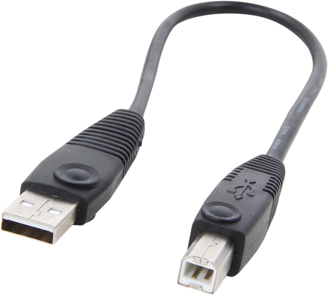 StarTech.com USB2HAB1 Black High Speed USB 2.0 Cable