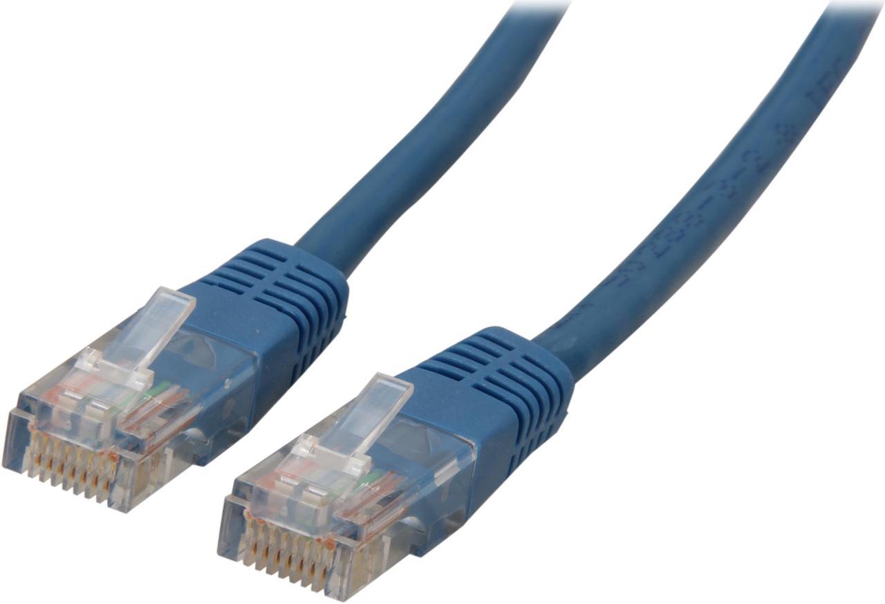 StarTech.com M45PATCH35BL 34.99 ft. (10.67 m) Cat 5E Blue Molded UTP Patch Cable