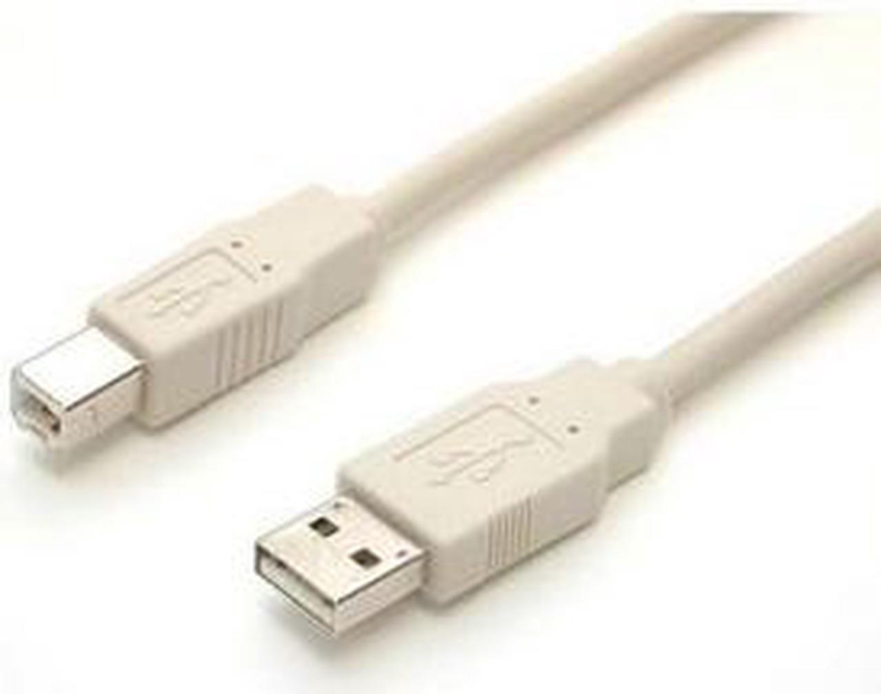 StarTech.com USBFAB_15 Beige Beige A to B USB 2.0 Cable - M/M