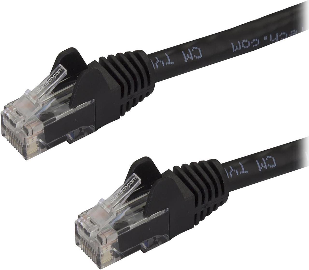 StarTech.com N6PATCH10BK 10 ft. Cat 6 Black Cat. 6 Patch Cable