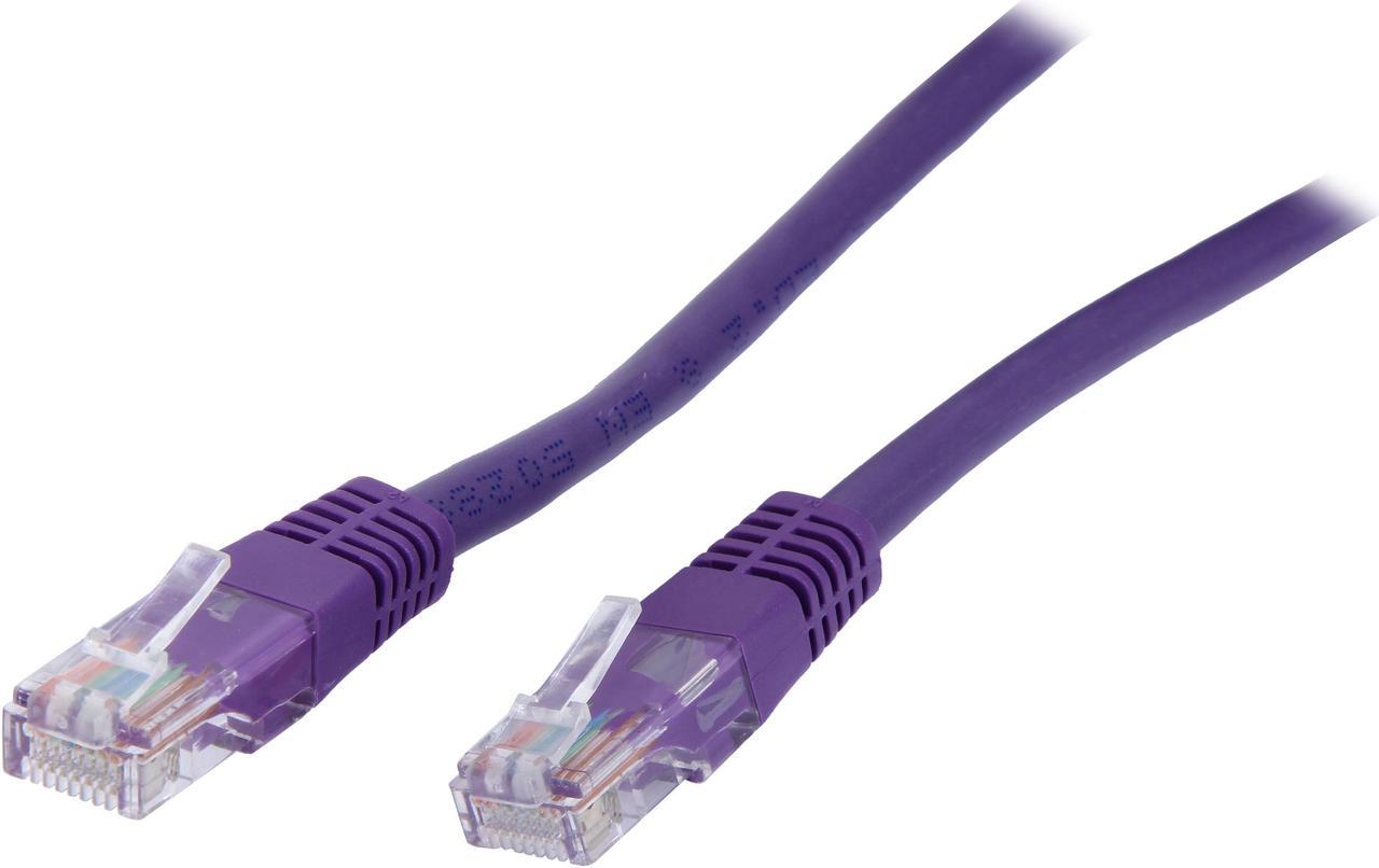 StarTech.com M45PATCH6PL 6 ft. Cat 5E Purple Molded Patch Cable