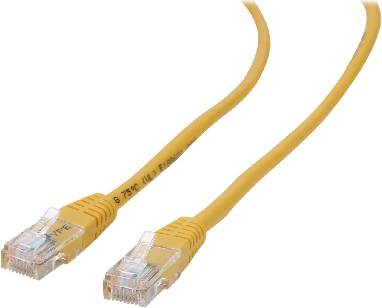 StarTech.com M45PATCH10YL 10 ft. Cat 5E Yellow Network Cable