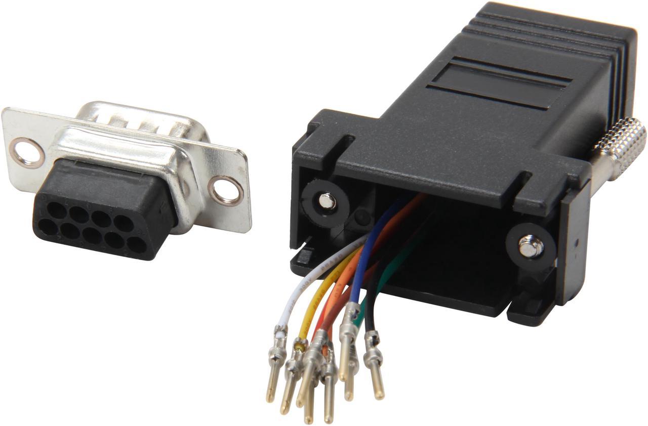 StarTech.com GC98MF DB9 to RJ45 Modular Adapter - M/F