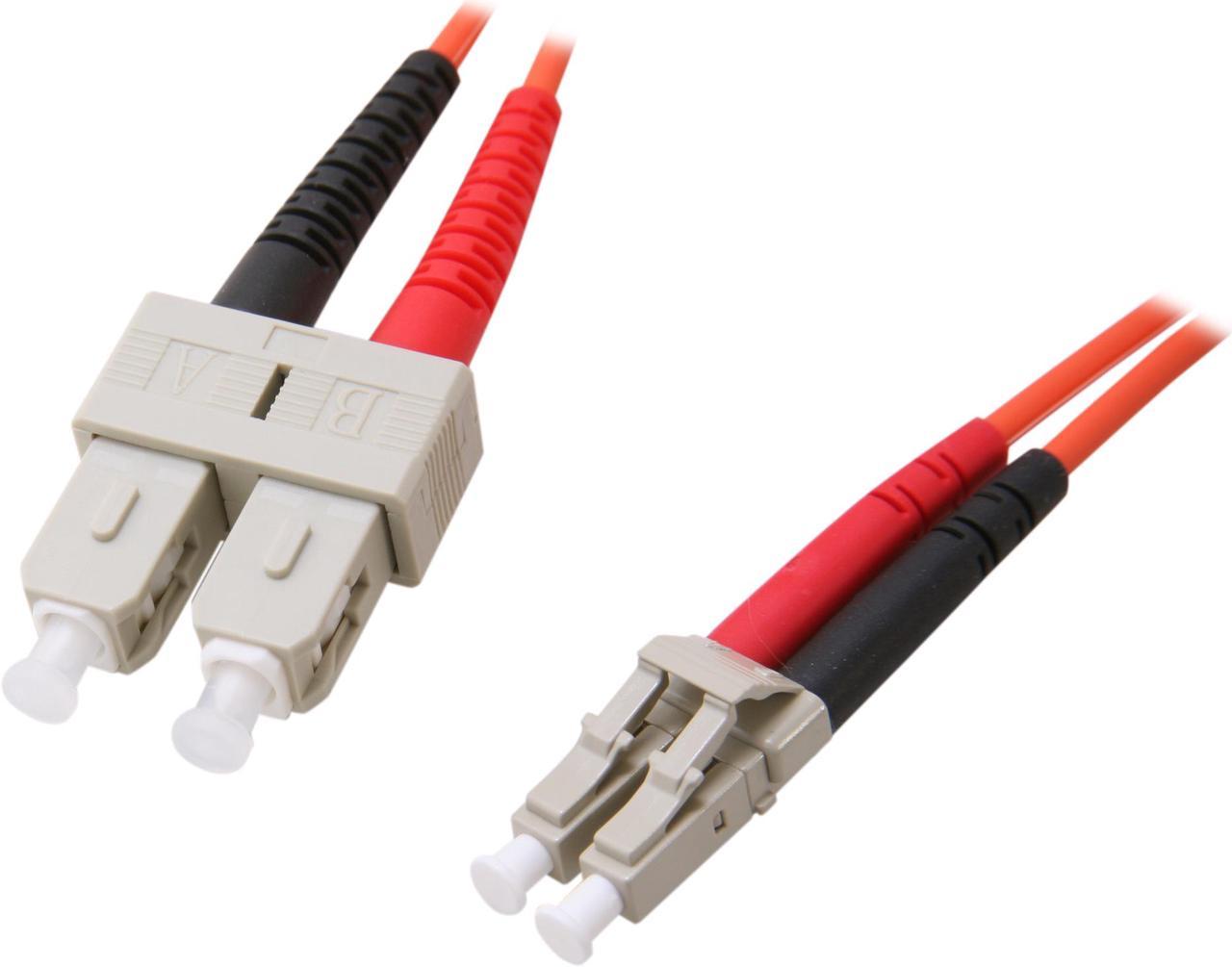 StarTech.com FIBLCSC3 9.84 ft. Multimode 62.5/125 Duplex Fiber Patch Cable Male to Male