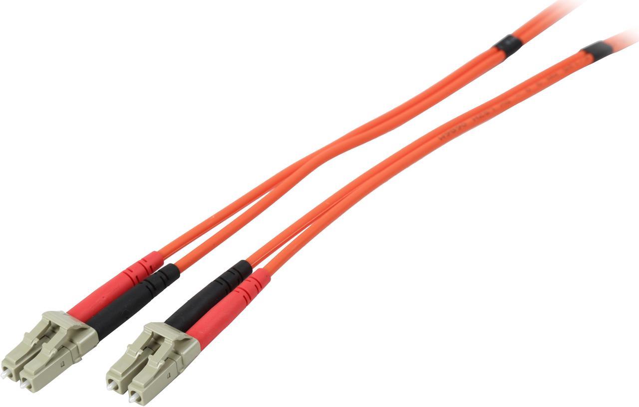 StarTech.com FIBLCLC1 3.28 ft. Multimode 62.5/125 Duplex Fiber Patch Cable LC - LC Male to Male