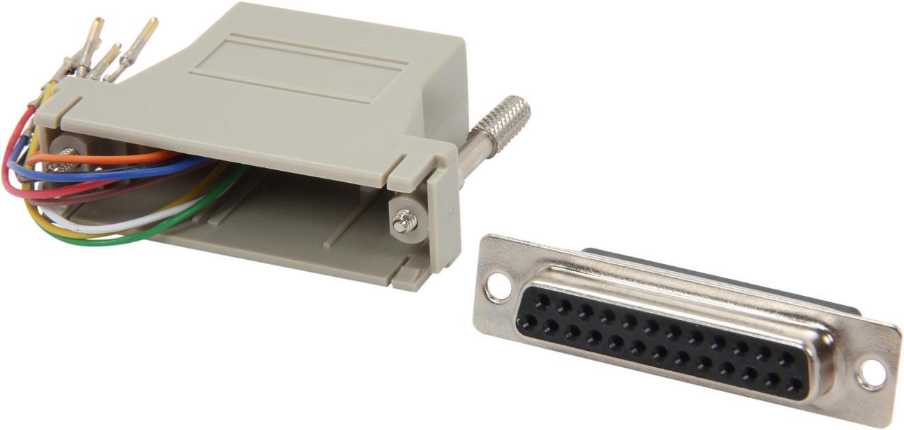 StarTech.com GC258FF DB25 to RJ45 Modular Adapter - F/F