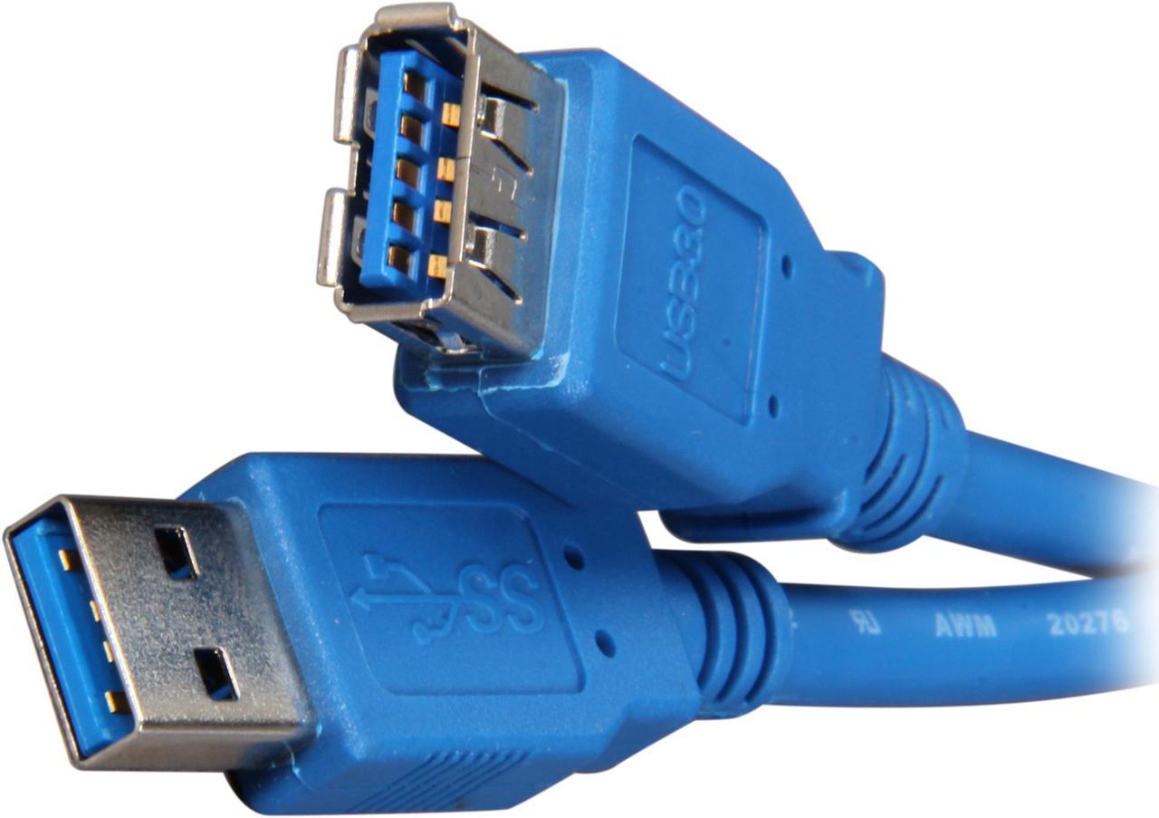 StarTech.com USB3SEXTAA6 Blue SuperSpeed USB 3.0 Extension Cable A to A - M/F