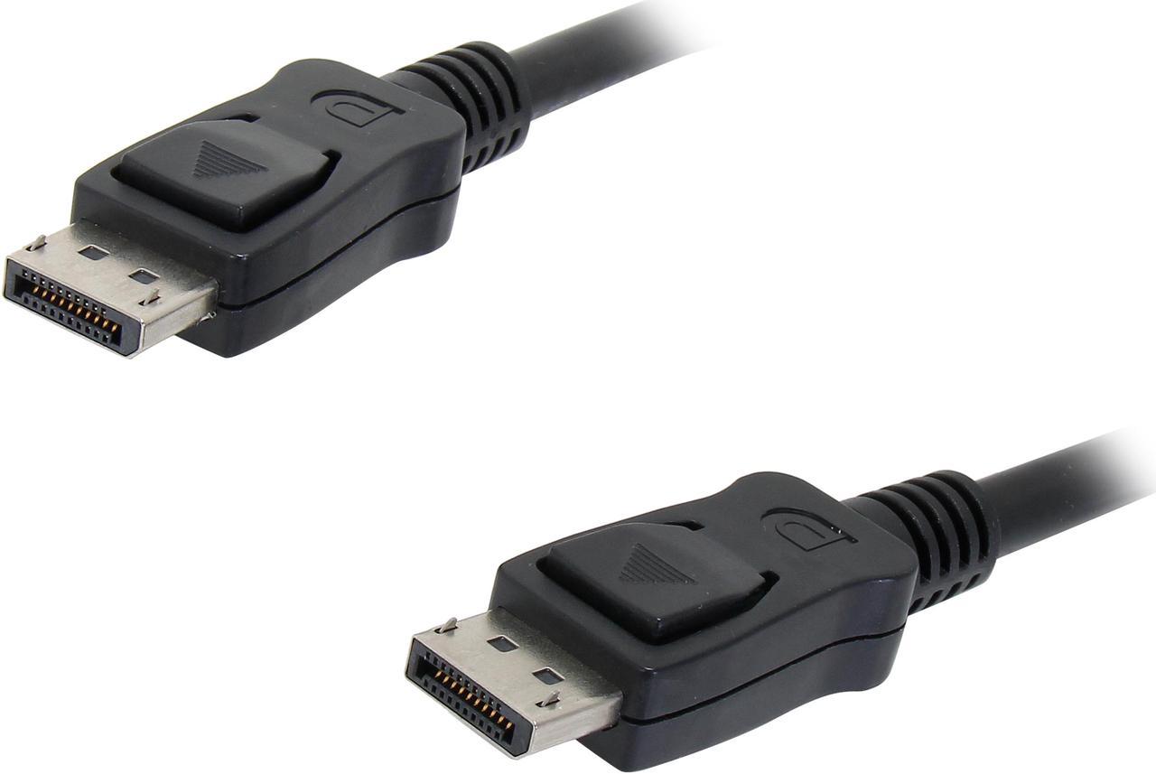 StarTech.com 3 ft. DisplayPort 1.2 Cable with Latches - 4K x 2K (4096 x 2160) @ 60Hz - DPCP & HDCP - Male to Male DP Video Monitor Cable (DISPLPORT3L)