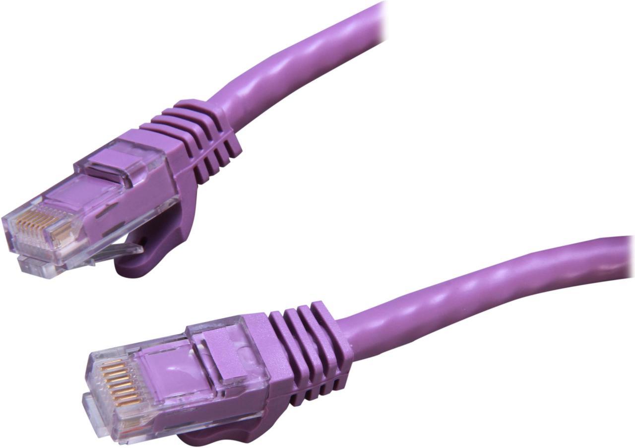 StarTech.com N6PATCH15PL 15 ft. Cat 6 Purple Snagless Cat6 UTP Patch Cable - ETL Verified