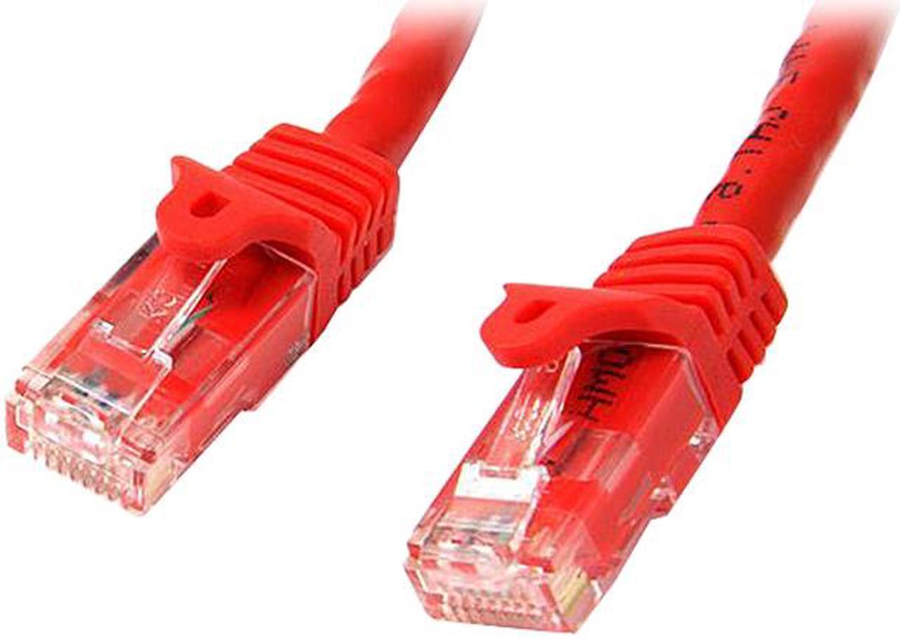 StarTech.com N6PATCH15RD 15 ft. Cat 6 Red Snagless Cat6 UTP Patch Cable - ETL Verified