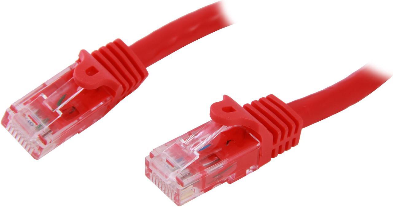 StarTech.com N6PATCH25RD 25 ft. Cat 6 Red Snagless Cat6 UTP Patch Cable - ETL Verified