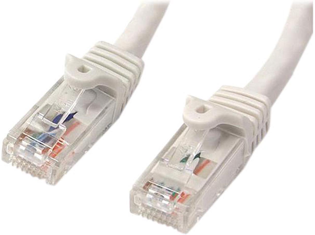 StarTech.com N6PATCH25WH 25 ft. Cat 6 White Snagless Cat6 UTP Patch Cable - ETL Verified