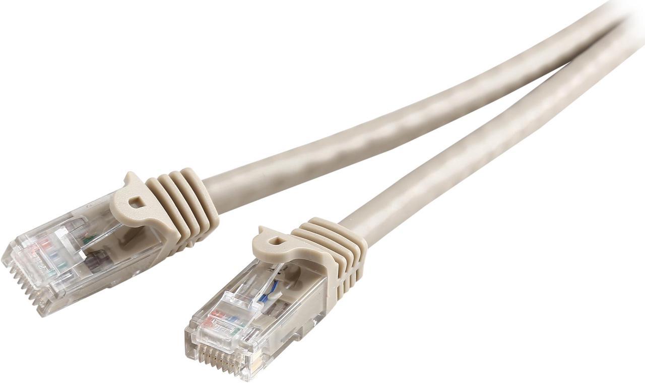 StarTech.com N6PATCH3GR 3 ft. Cat 6 Gray Snagless UTP Patch Cable - ETL Verified