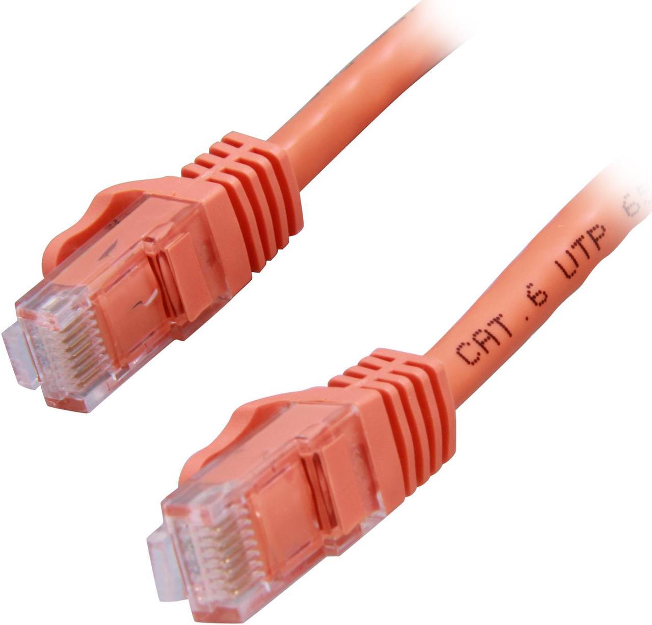 StarTech.com N6PATCH7OR 7 ft. Cat 6 Orange Snagless Cat6 UTP Patch Cable