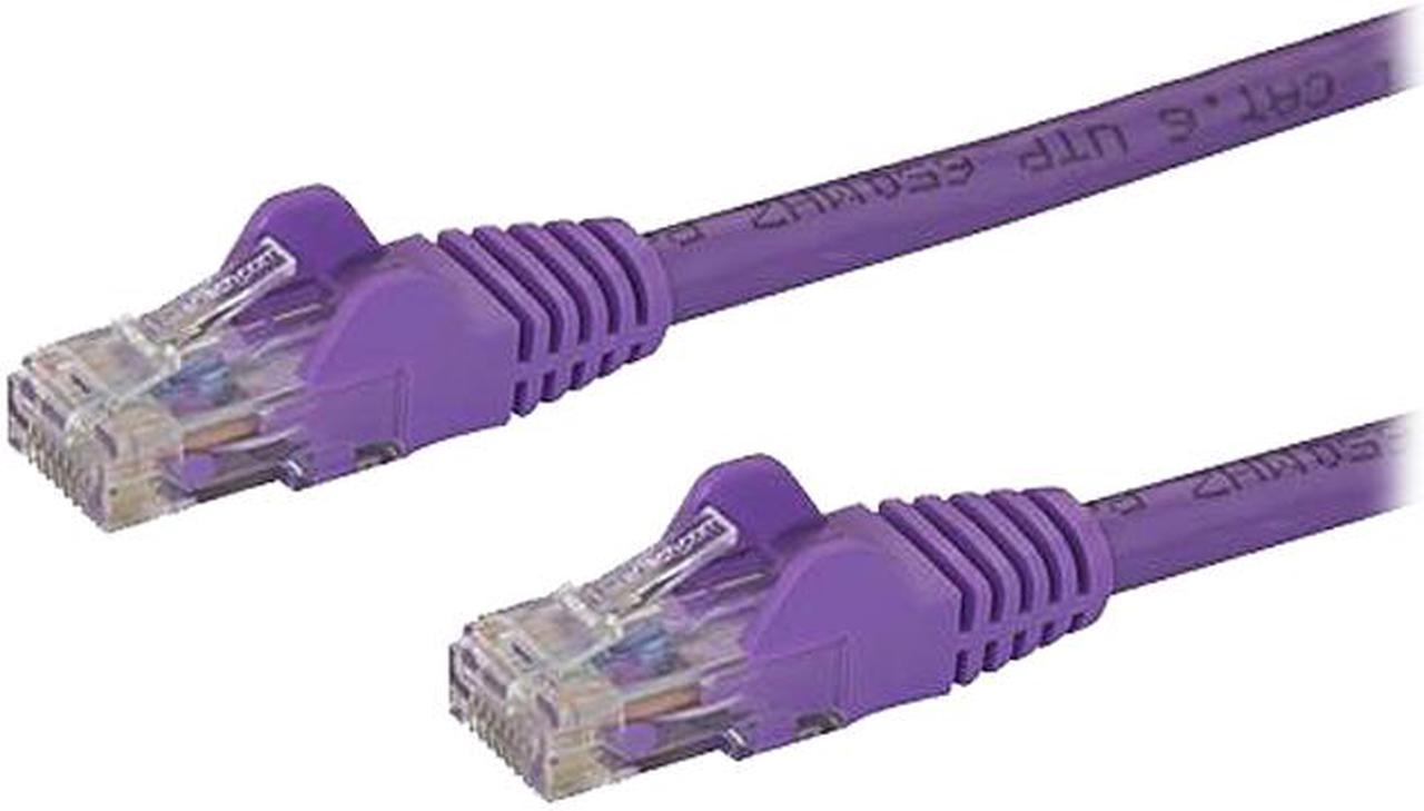 StarTech.com N6PATCH3PL 3 ft. Cat 6 Purple Snagless UTP Patch Cable