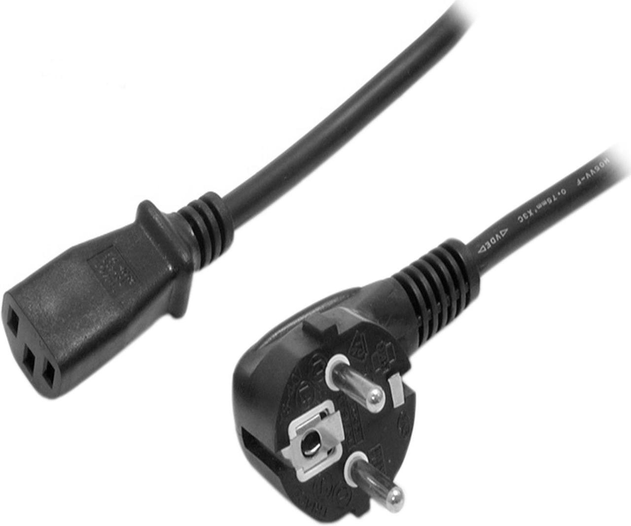 StarTech.com Model PXT101EUR 6 ft. 2 Prong European Power Cord for PC Computers