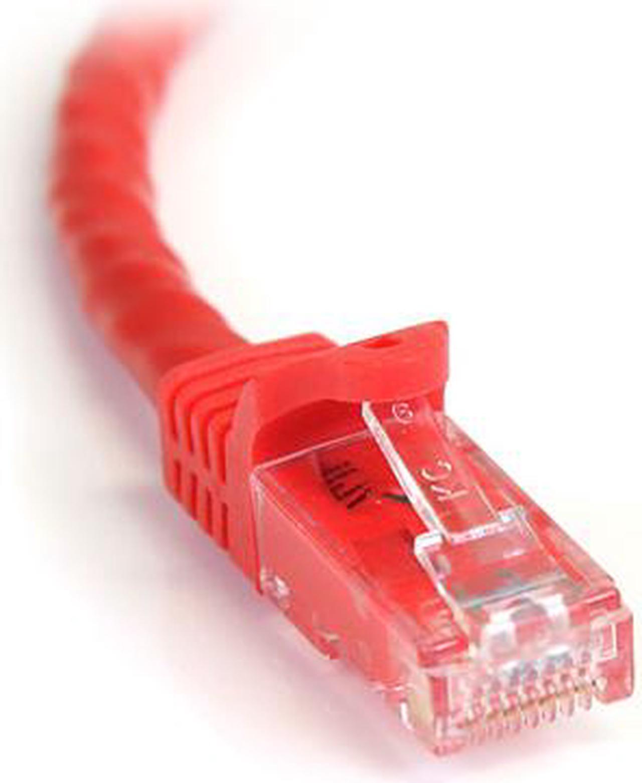 StarTech.com N6PATCH35RD 35 ft. Cat 6 Red Snagless UTP Patch Cable - ETL Verified