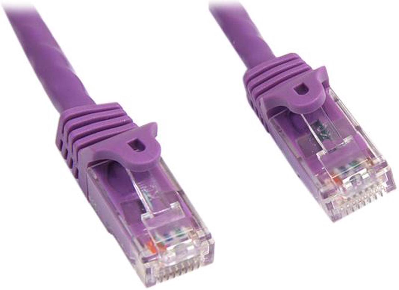 StarTech.com N6PATCH100PL 100 ft. Cat 6 Purple Snagless UTP Patch Cable - ETL Verified