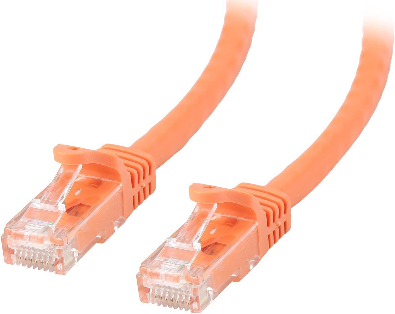 StarTech.com N6PATCH35OR 35 ft. Cat 6 Orange Snagless UTP Patch Cable - ETL Verified