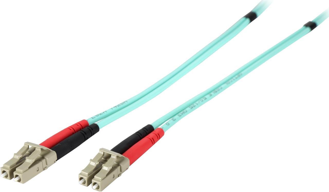 StarTech.com A50FBLCLC5 16.4 ft. Fiber Optic Cable - 10 Gb Aqua - Multimode Duplex 50/125 - LSZH - LC/LC