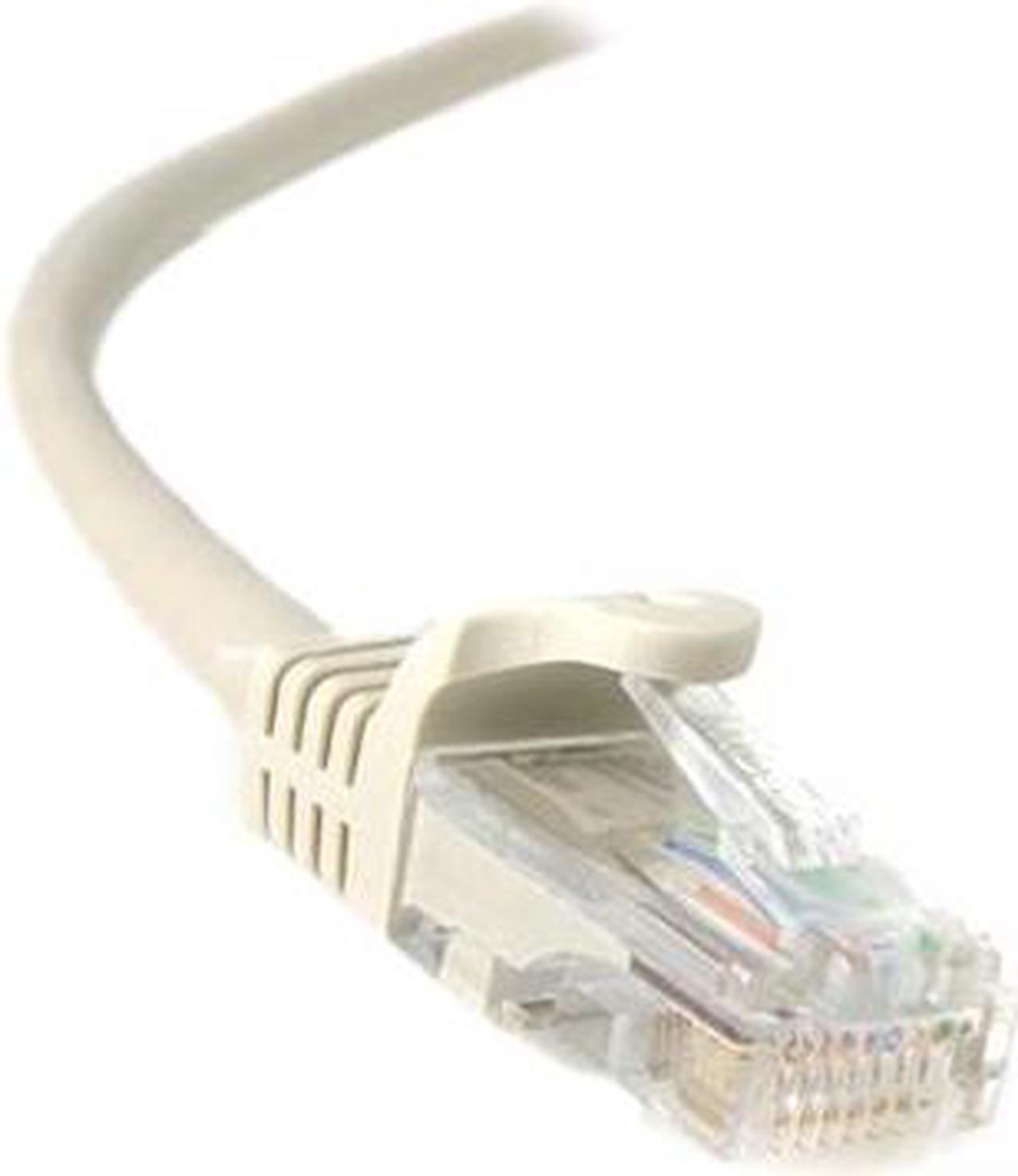 StarTech.com 45PATCH3GR 3 ft. Cat 5E Gray Cat5e Snagless UTP Patch Cable