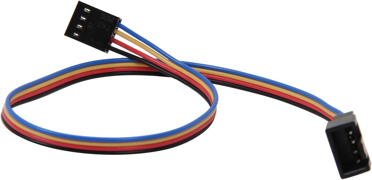 Alt view image 2 of 3 - StarTech.com FAN4EXT12 1 ft. 4 Pin Fan Power Extension Cable - F/M Female to Male