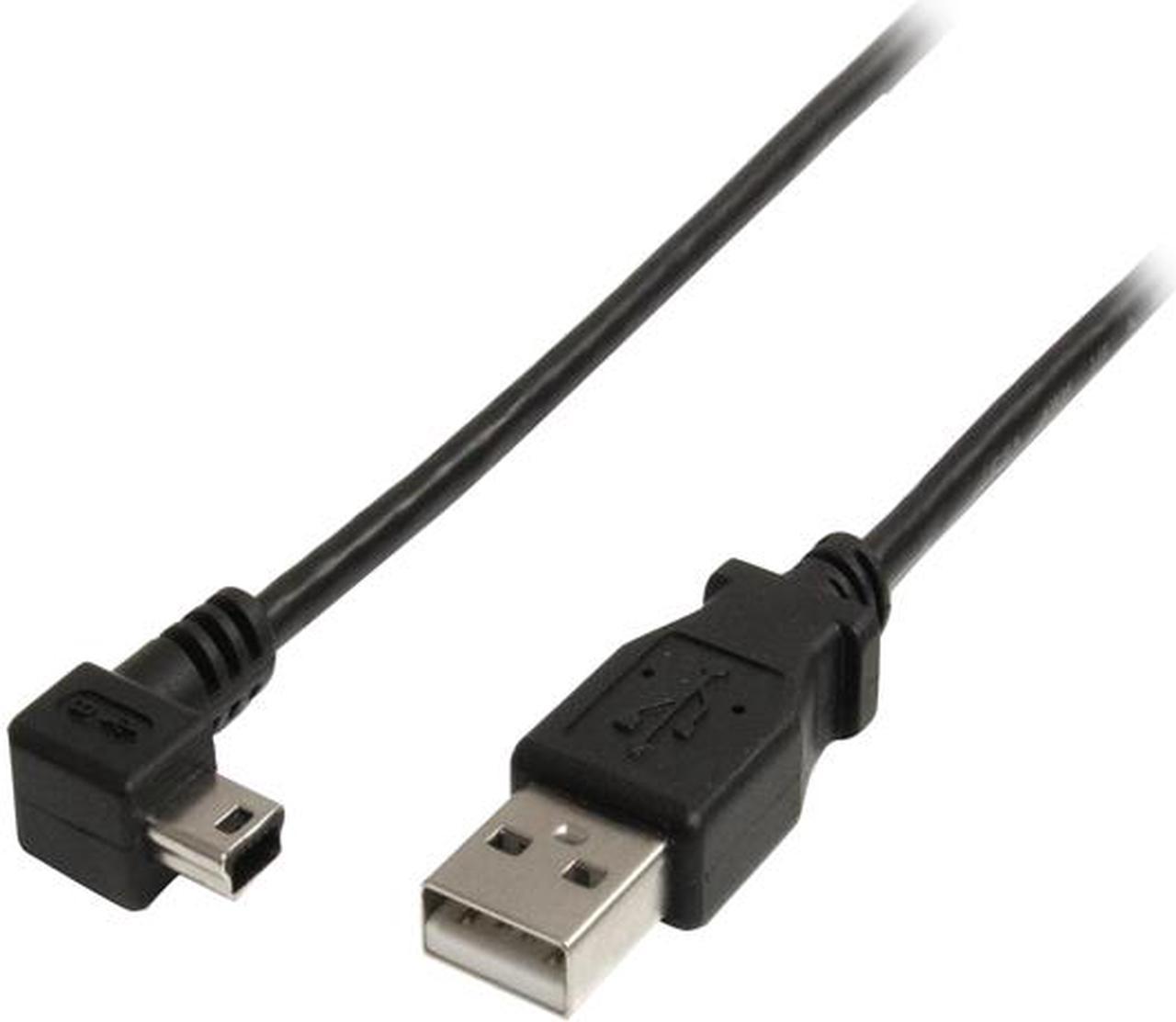 StarTech.com USB2HABM6RA 6 ft Mini USB Cable - A to Right Angle Mini B