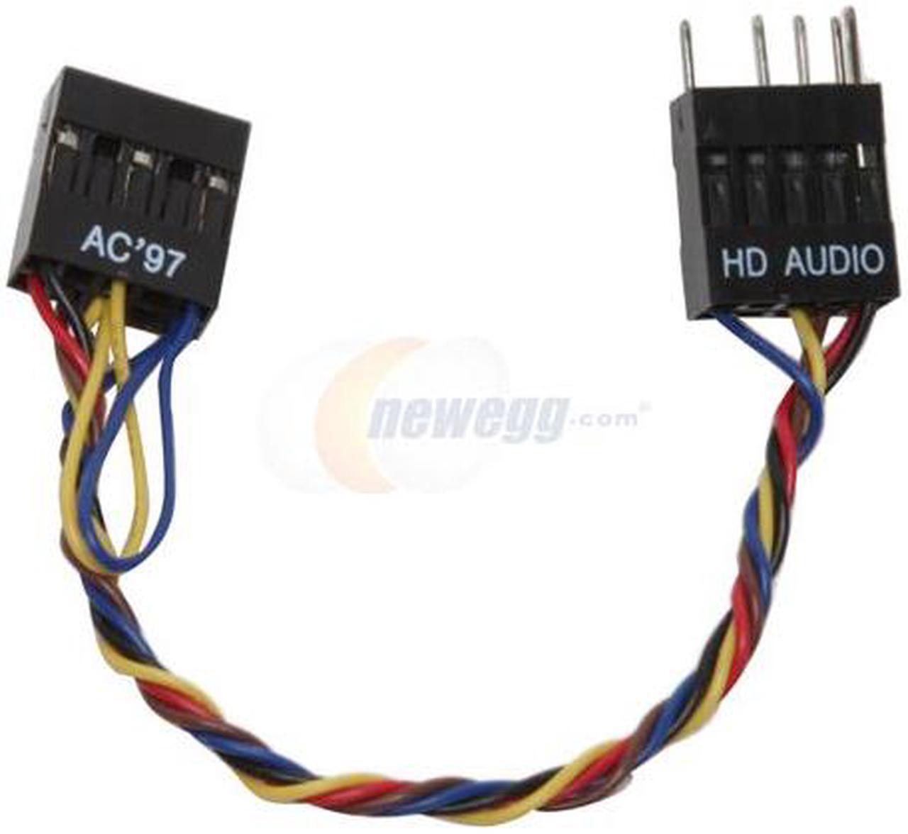 Alt view image 2 of 2 - APEVIA CVTHD97 HD Audio to AC'97 Adapter Cable