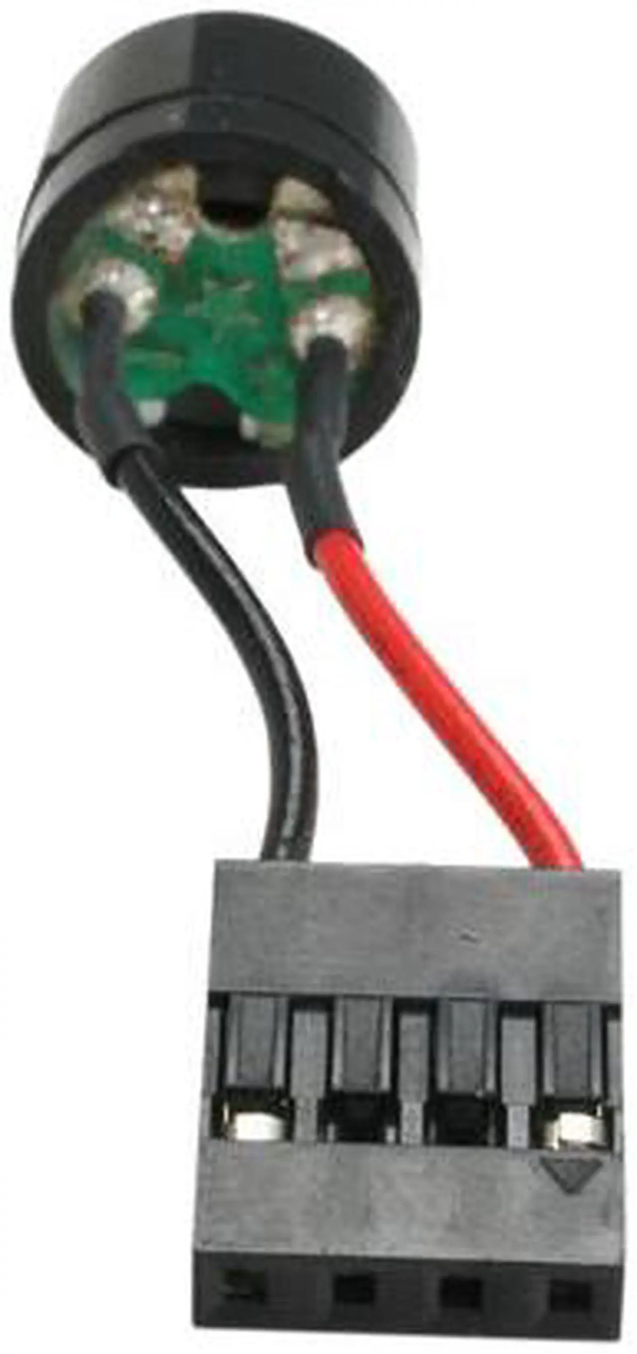 Alt view image 3 of 3 - APEVIA CVTCSPK 2 in. Case speaker cable for computer cases that connects to the motherboard