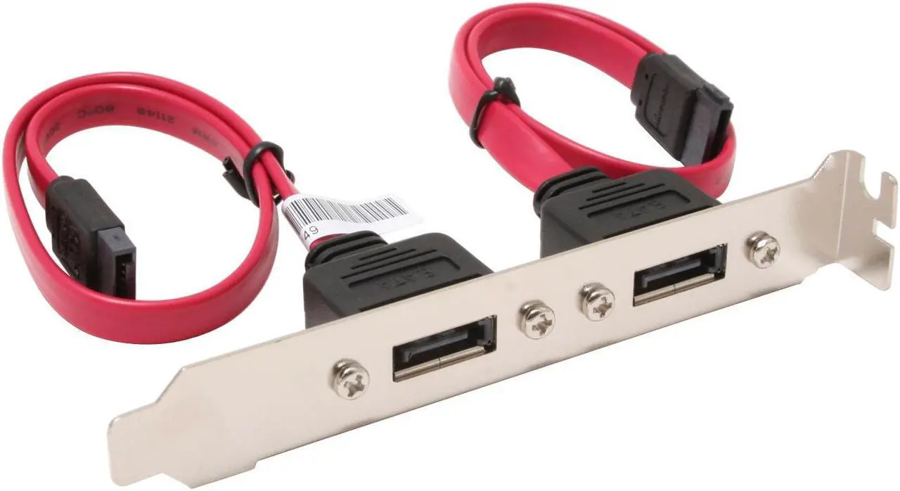 Main image of Rosewill RC-206 SATA to SATA 2 Port Bracket Cable 30cm (All SATA port)
