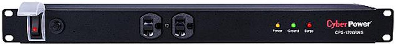 CyberPower CPS1220RMS 12 Outlets Power Distribution Unit 120V Input Voltage 15 ft. Cord Length