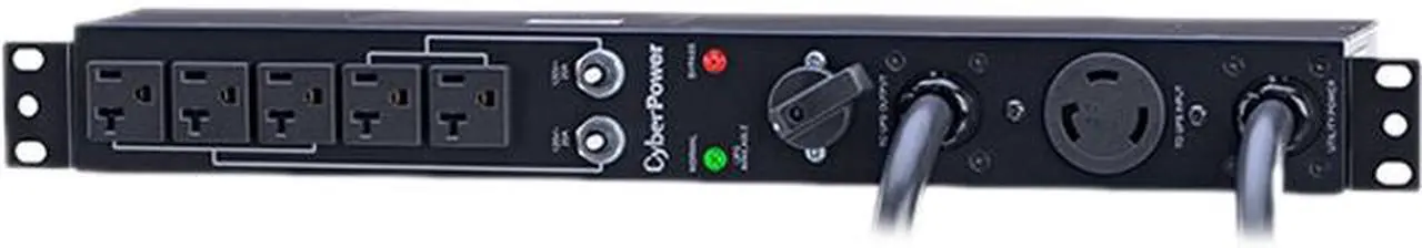 Main image of CyberPower MBP30A5 Desktop 1U 120V 30A (Derated to 24A) 6ft utility cord Power Distribution Unit