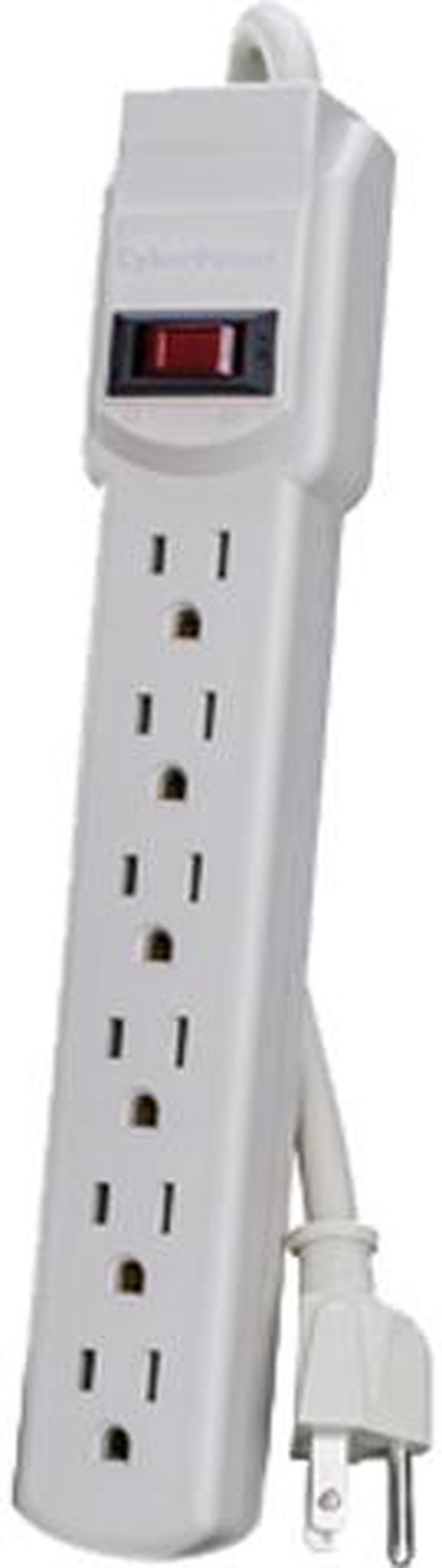 CyberPower GS60304 6 Outlets Power Strip 125V Input Voltage 3 ft. Cord Length