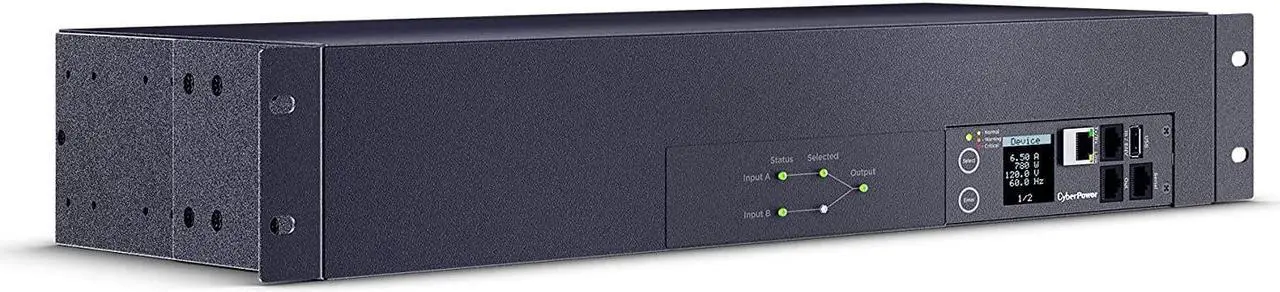 CyberPower PDU44003 Switched ATS Power Distribution Units 2U Rackmount ...