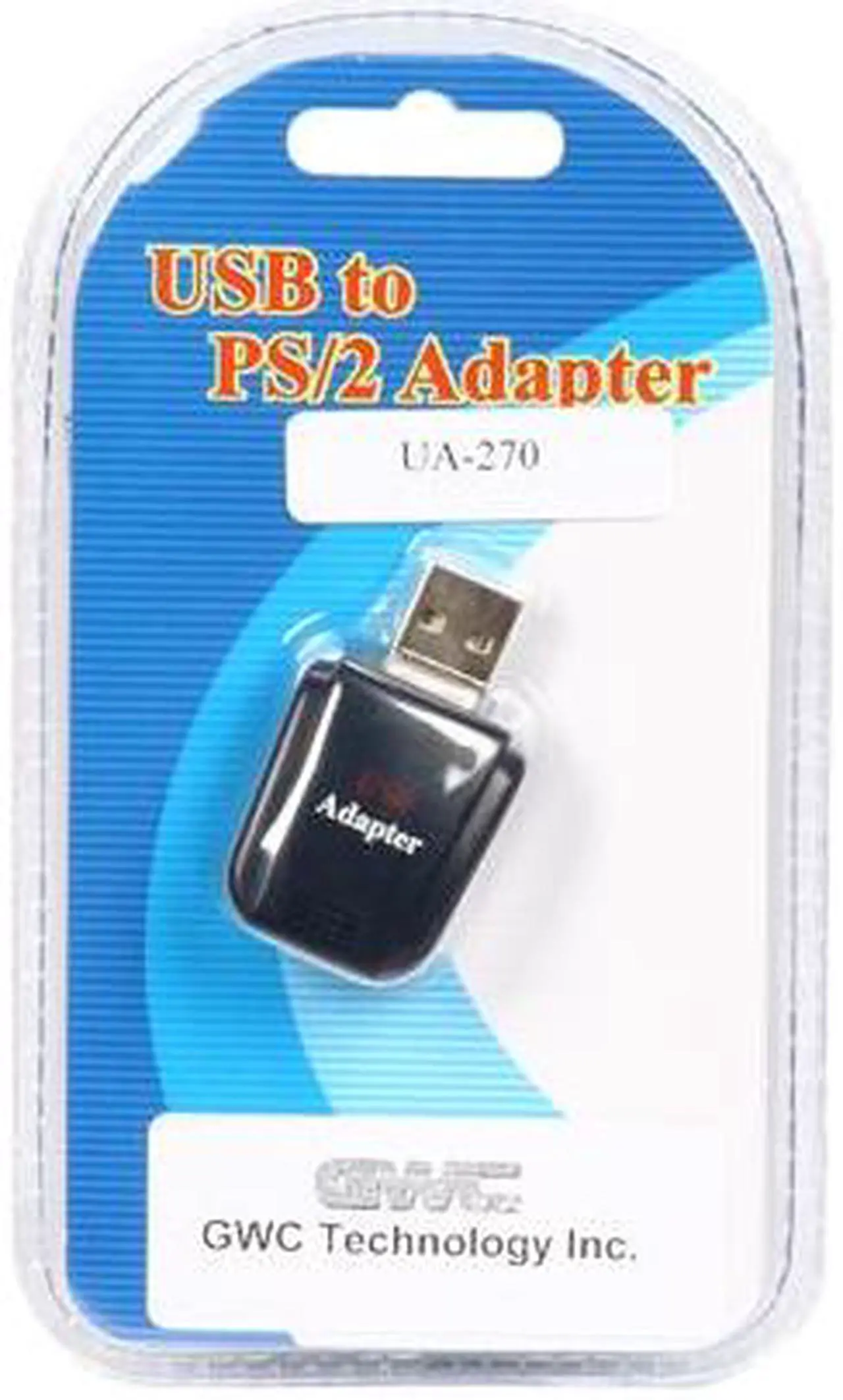 Alt view image 5 of 5 - GWC UA-270 (UA270) USB A Male to PS/2 Female Adapter