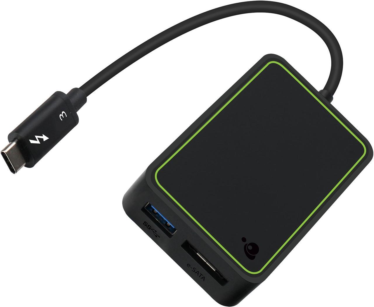 IOGEAR GTC3DEU Thunderbolt 3 to eSATA and USB Adapter