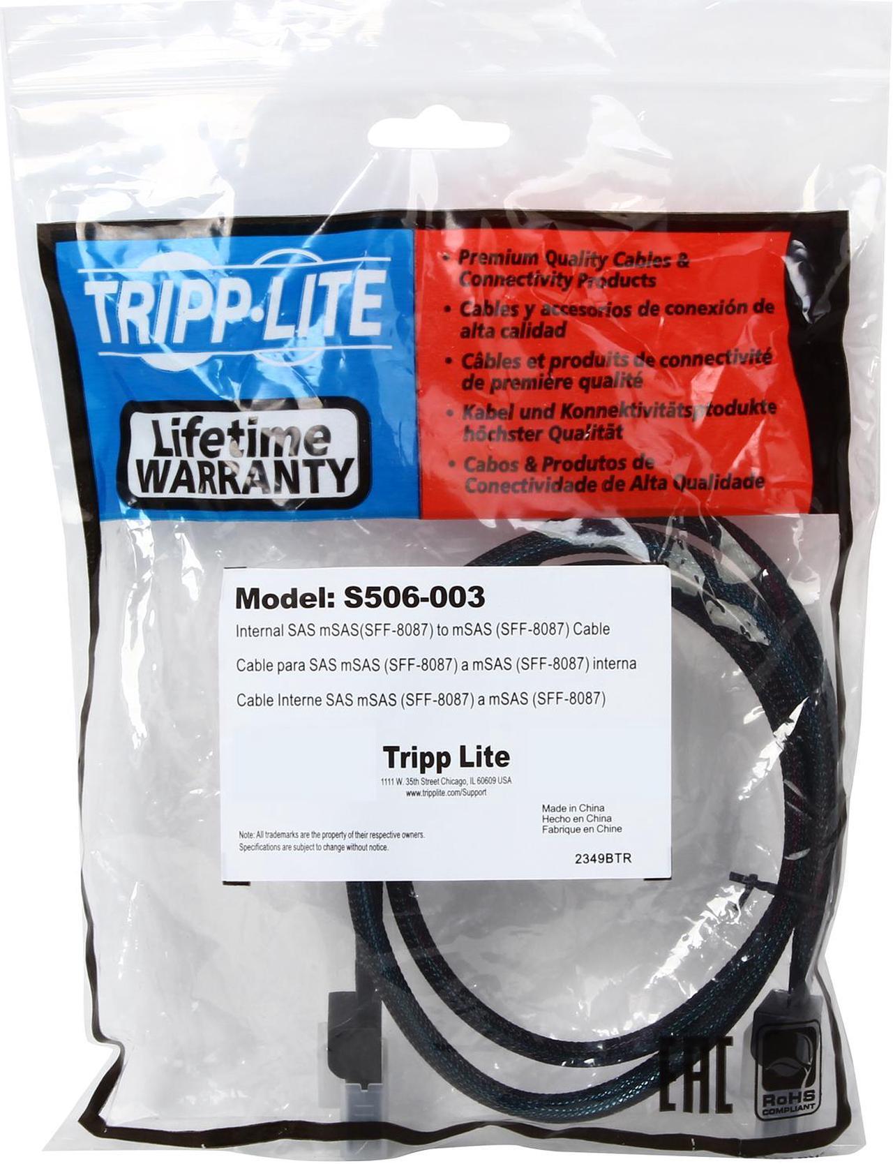 Alt view image 3 of 3 - Tripp Lite Model S506-003 36" Internal SAS Cable
