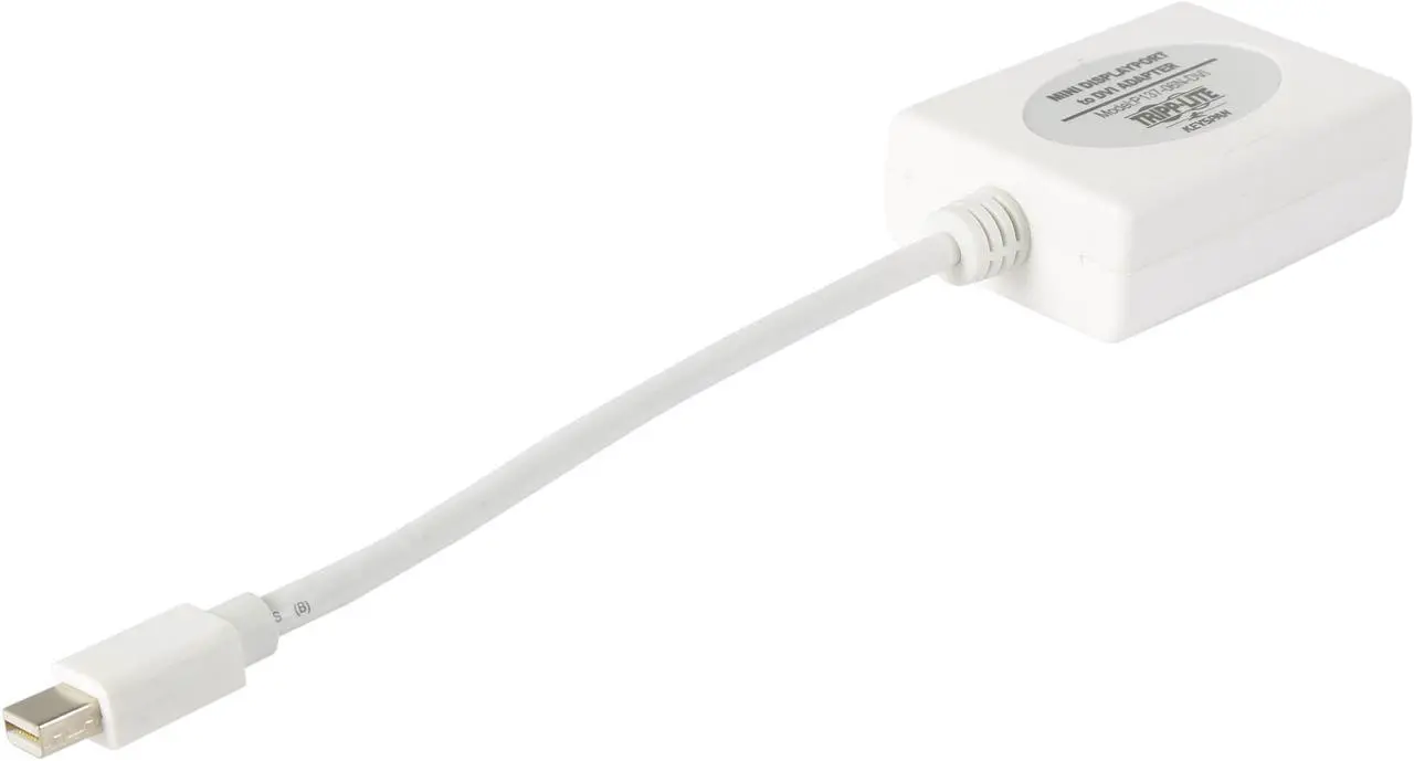 Alt view image 2 of 3 - Tripp Lite Keyspan Mini DisplayPort to DVI Cable Adapter, Converter for MDP to DVI (M/F), 1920x1200/1080p, 6-in. (P137-06N-DVI)