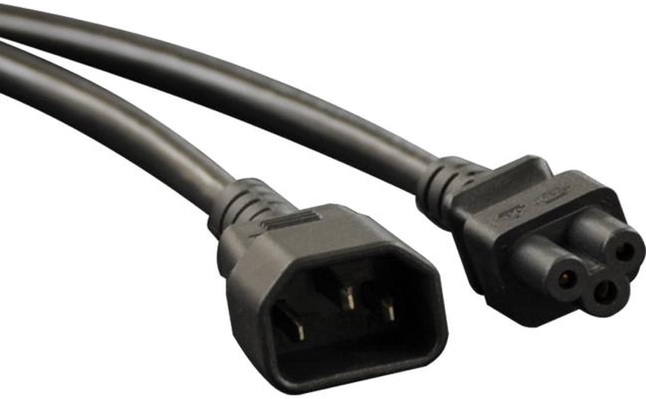 Tripp Lite Model P014-06N 6" 18AWG Power Cord Adapter (C14 to C5)