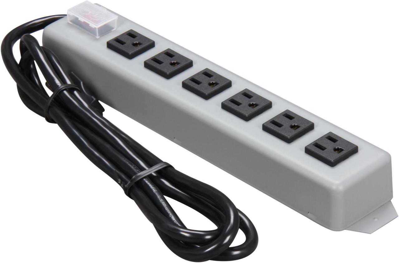 TRIPP LITE 6SP 6 Outlets Power Strip 120V Input Voltage 6 ft. Cord Length