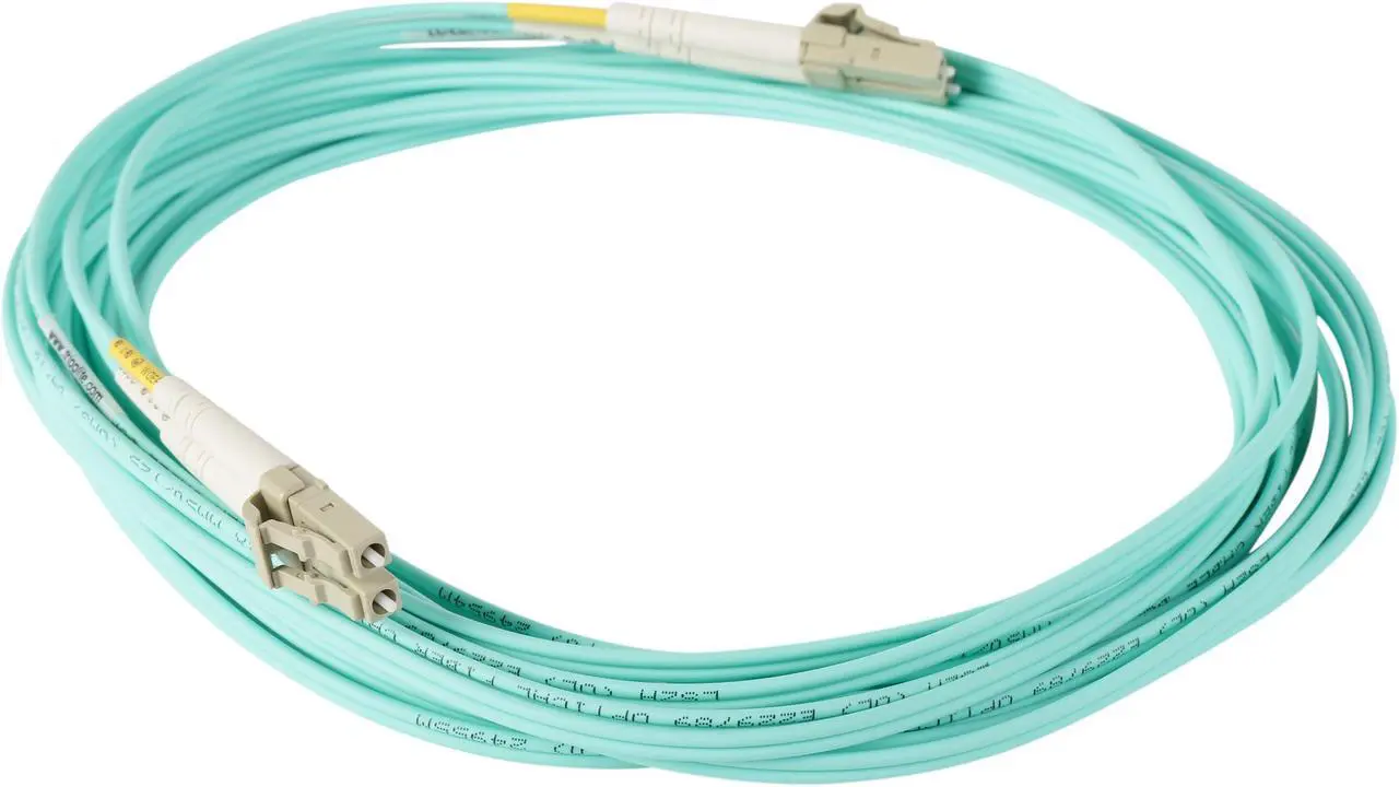 Alt view image 2 of 3 - Tripp Lite	N820-06M	10Gb Duplex Multimode 50/125 OM3 LSZH Fiber Patch Cable, (LC/LC) - Aqua, 6M (20-ft.)