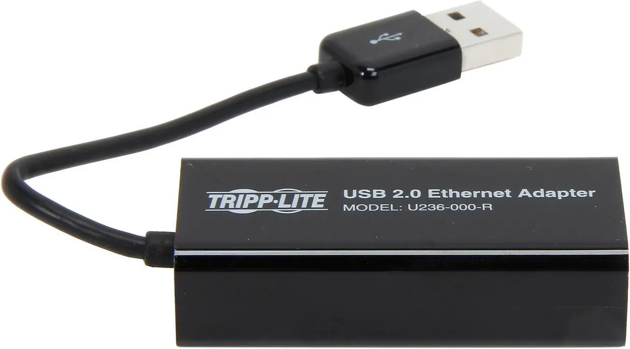 Alt view image 2 of 4 - Tripp Lite U236-000-R USB 2.0 to 10/100 Ethernet Adapter