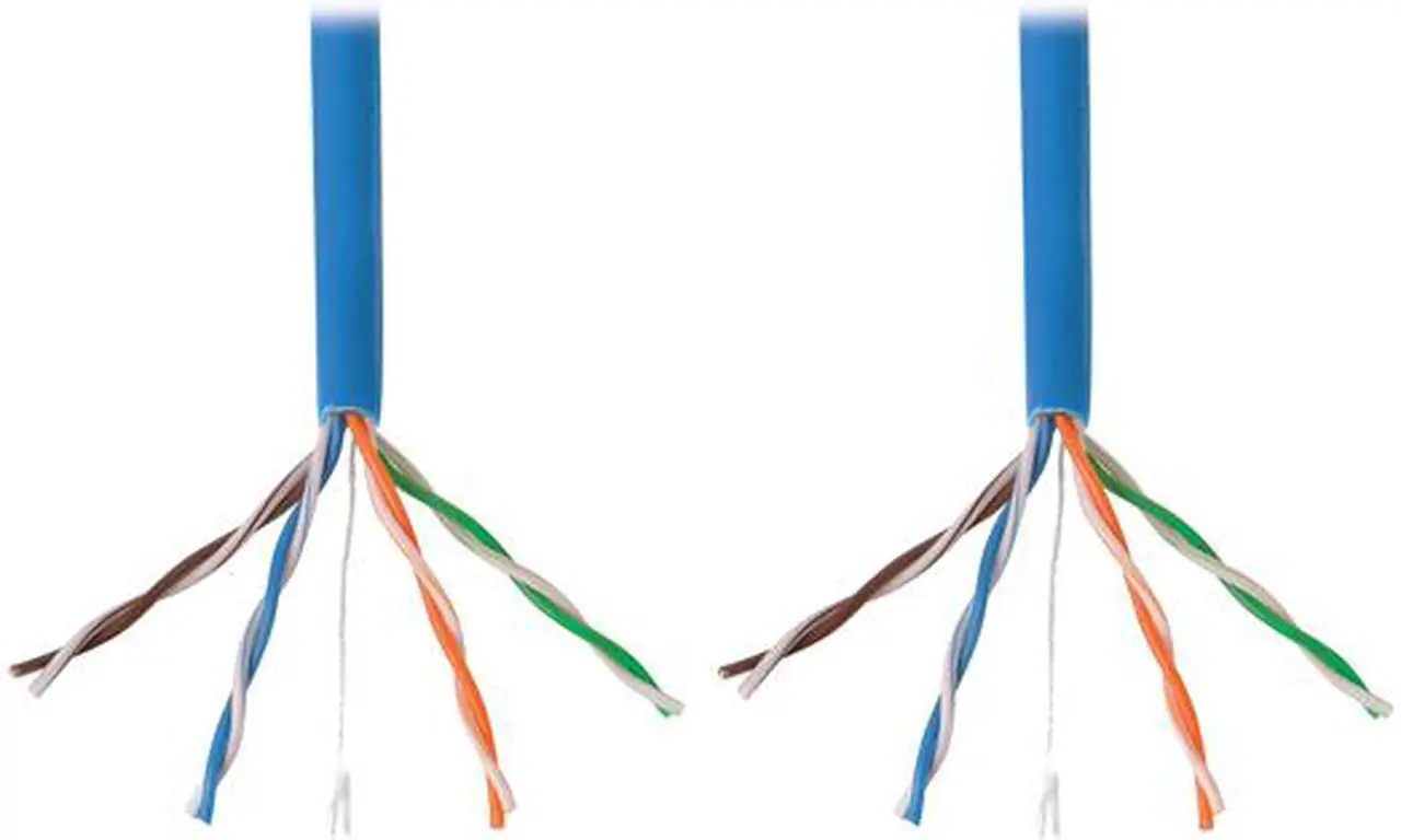 Alt view image 2 of 3 - Tripp Lite Cat 5/Cat5e  Bulk Solid-Core PVC Cable, 350 MHz, Blue, 1000 ft. (N022-01K-BL)