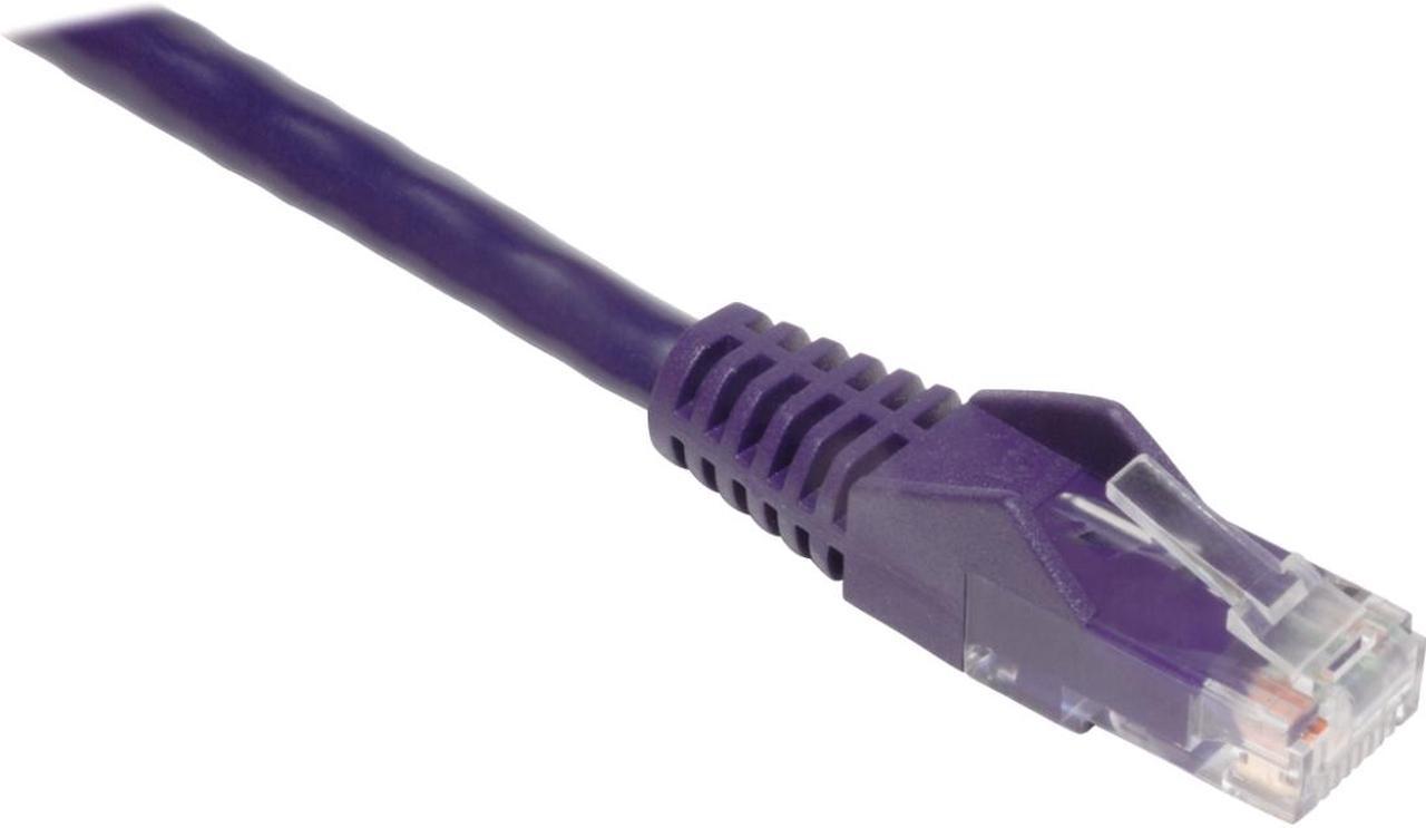 TRIPP LITE N201-003-PU 3 ft. Cat 6 Purple Gigabit Snagless Molded Patch Cable (RJ45 M/M)