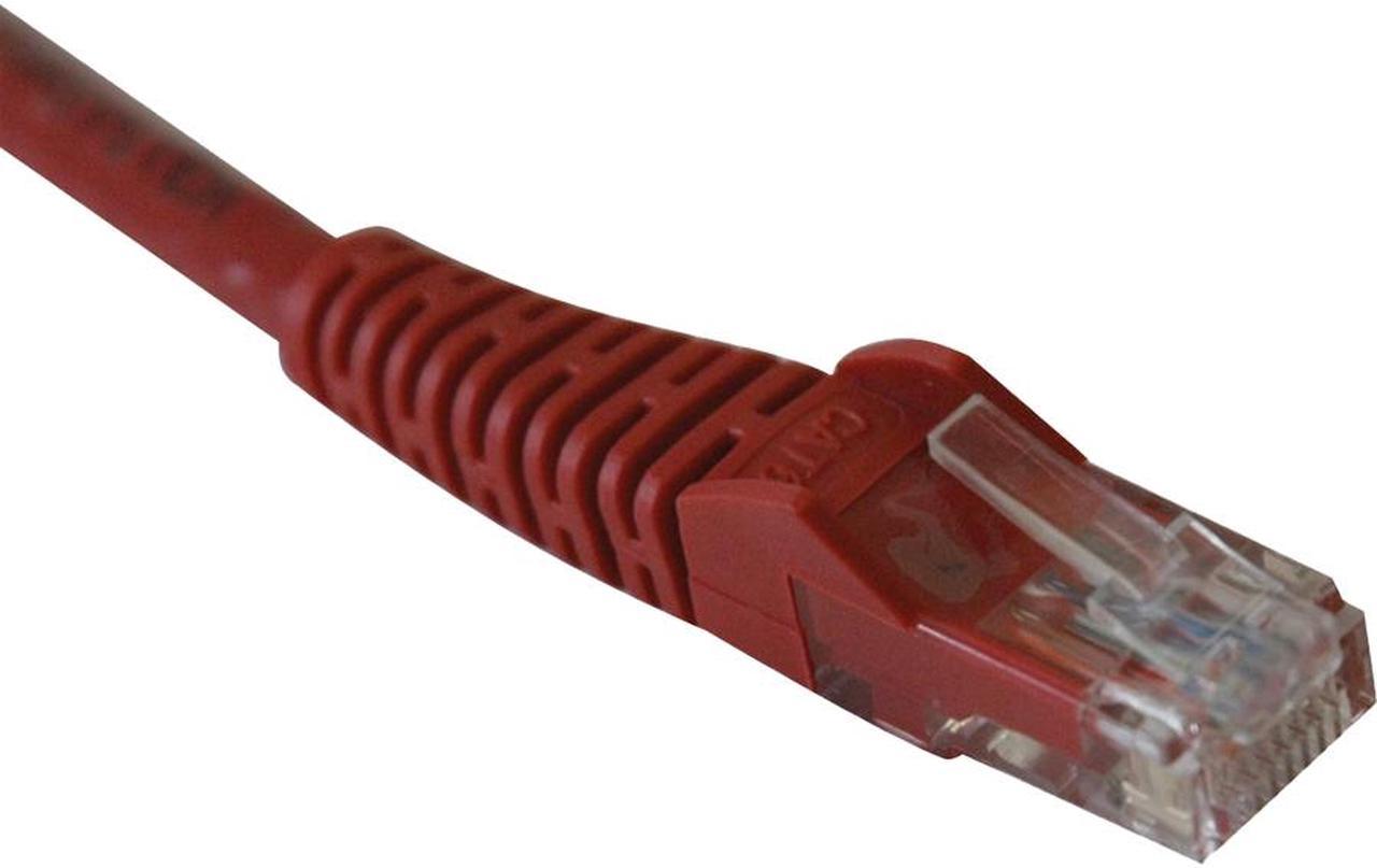 Tripp Lite 6-ft. Cat6 Gigabit Snagless Molded Patch Cable, Red