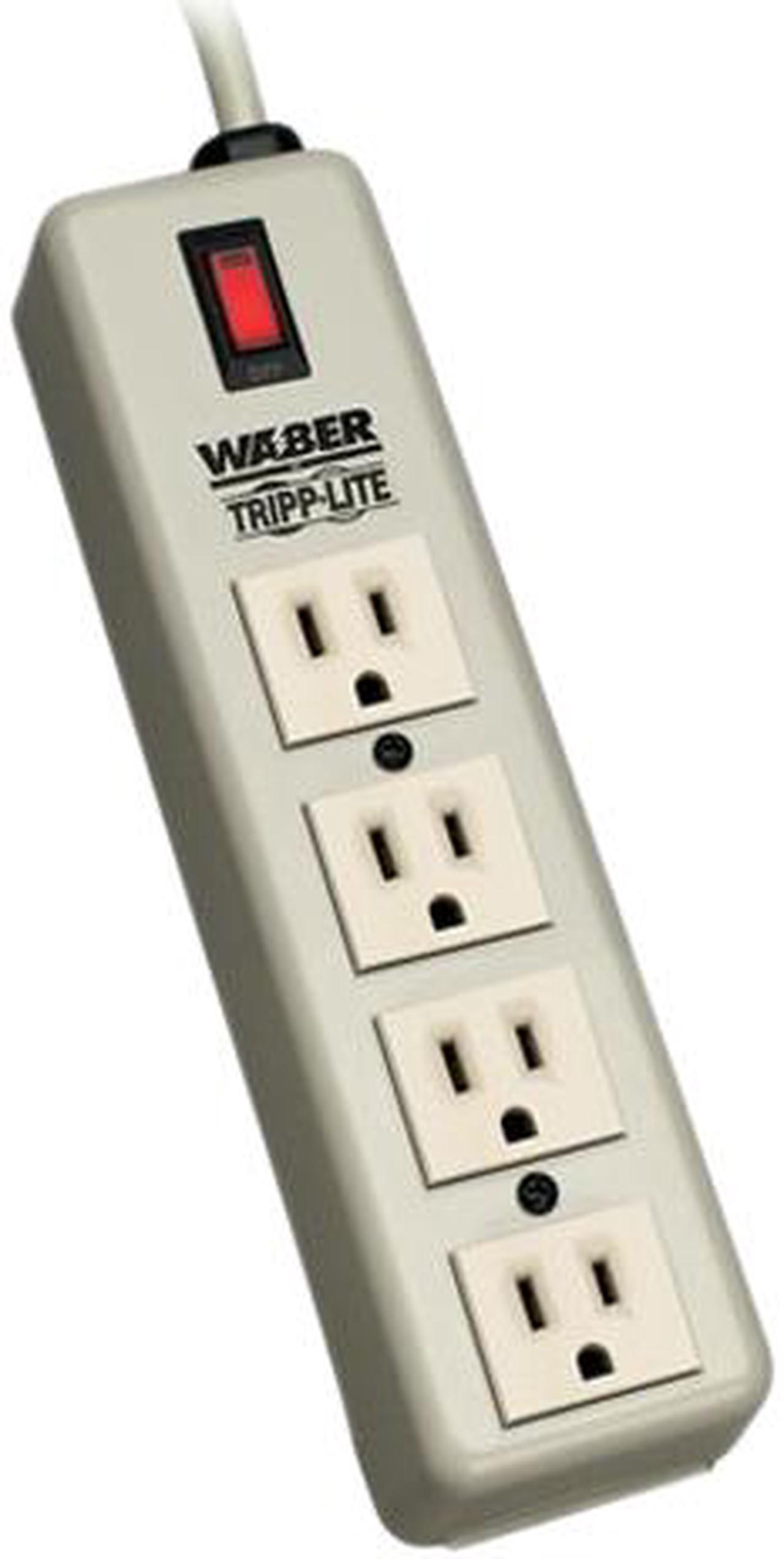 Main image of Waber-by-Tripp Lite 4-Outlet Power Strip with 6-ft. Cord