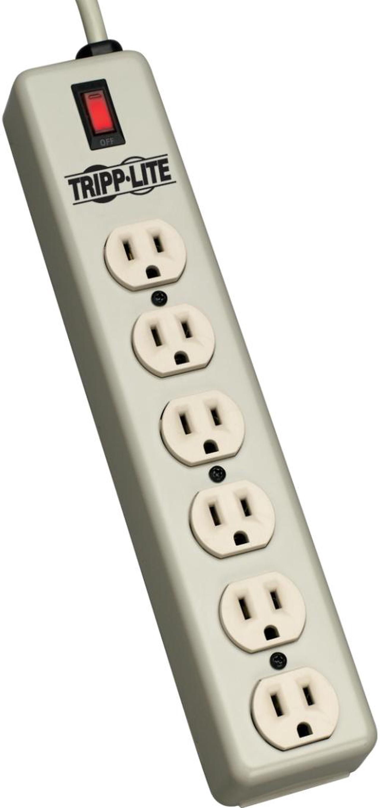 TRIPP LITE 6SPDX-15 6 Outlets Power Strip 120V Input Voltage 15 ft. Cord Length