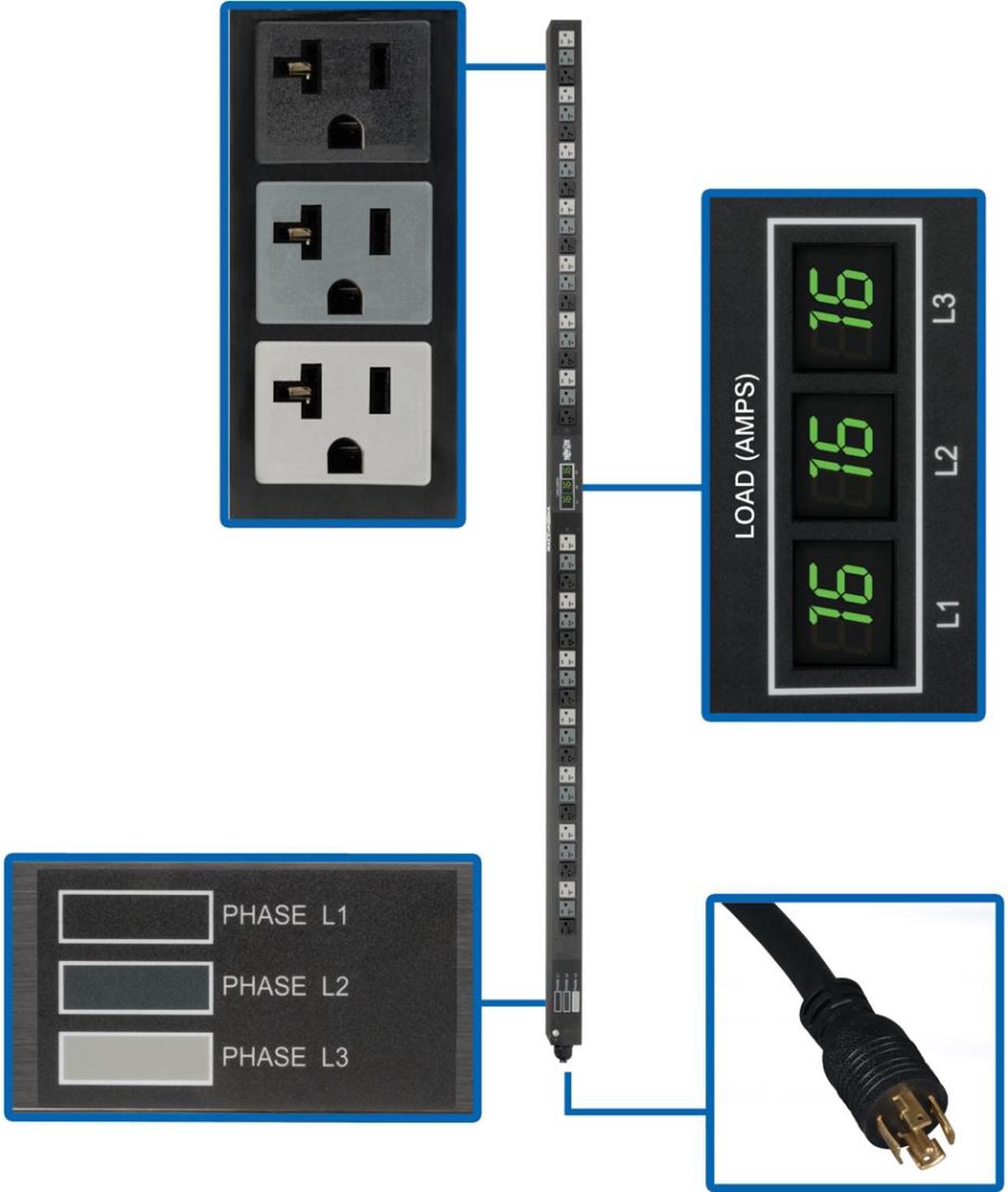 Tripp Lite 3-Phase Metered PDU