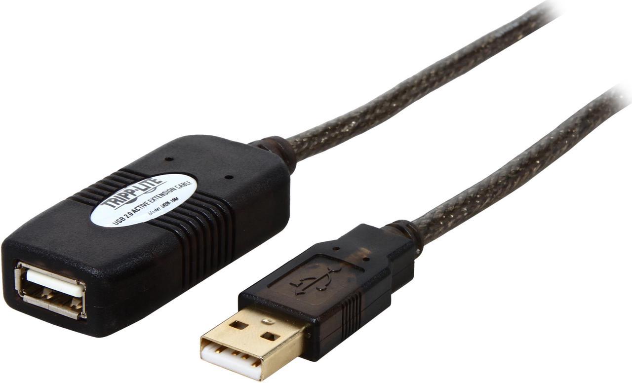 Tripp Lite USB 2.0 Hi-Speed Active Extension Repeater Cable( M/F), USB Type-A, 10M (33-ft.) (U026-10M)