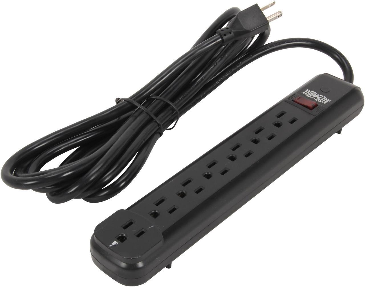 TRIPP LITE POWER IT! PS712B 7 Outlets Power Strip 120V (110-125V) Input Voltage 1800 W Maximum Power 12 ft. Cord Length